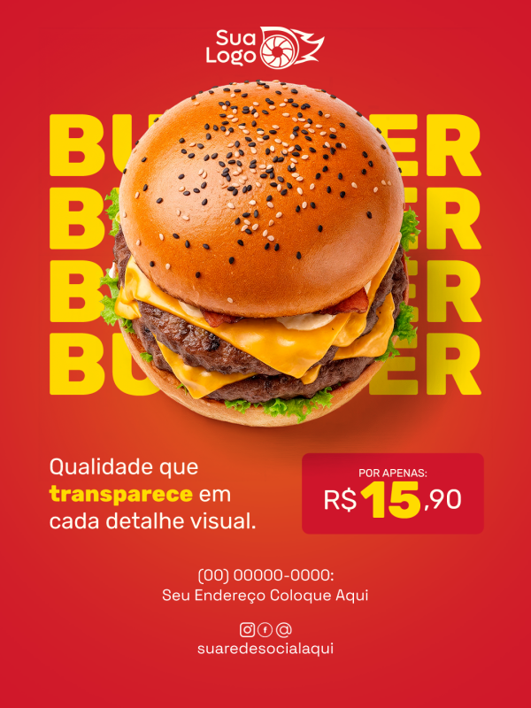 Prévia da coleção Coleção de Artes para Hamburgueria