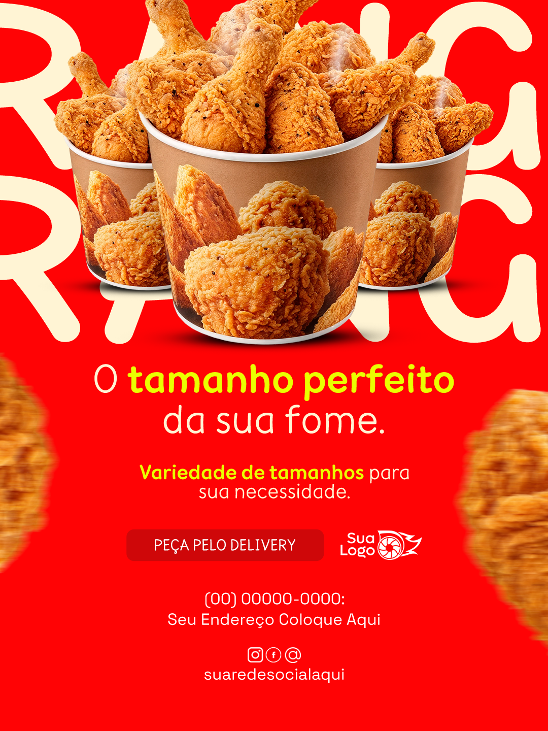 Arte 9 da coleção Coleção de Artes para Loja de Frango Frito