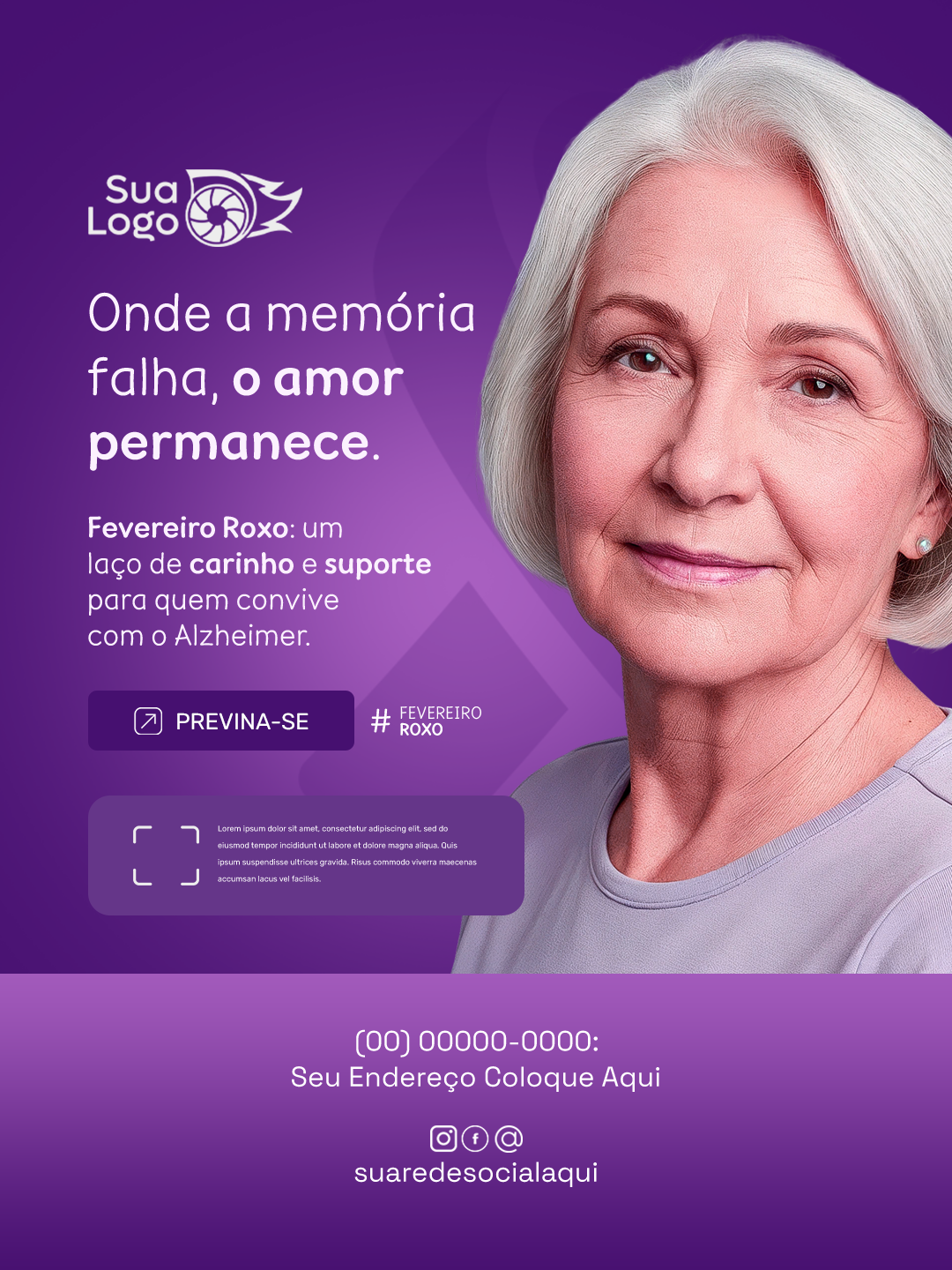 Arte 10 da coleção Coleção de Artes para Fevereiro Roxo