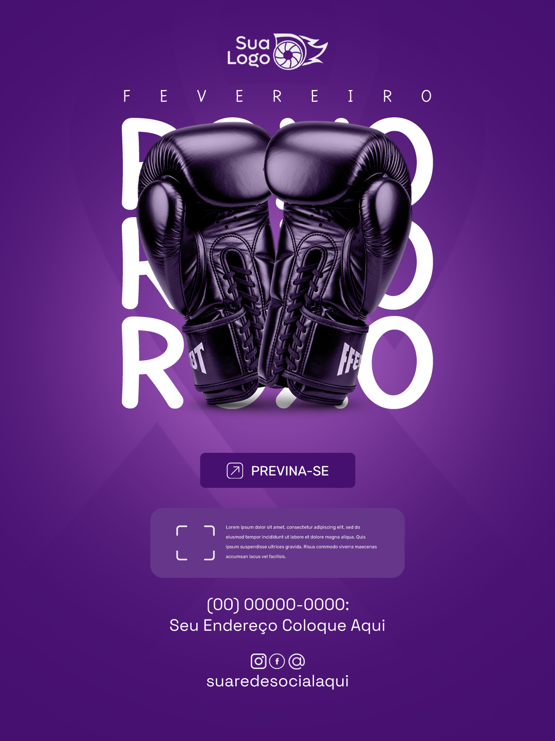 Arte 7 da coleção Coleção de Artes para Fevereiro Roxo