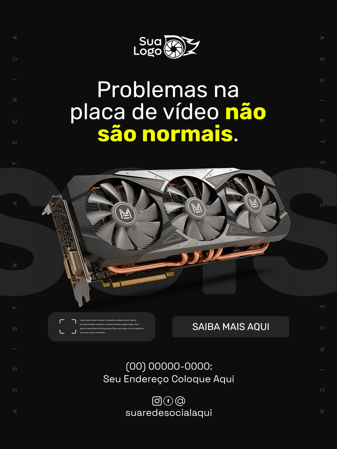 Arte 7 da coleção Coleção de Artes para Assistência Técnica de Notebook