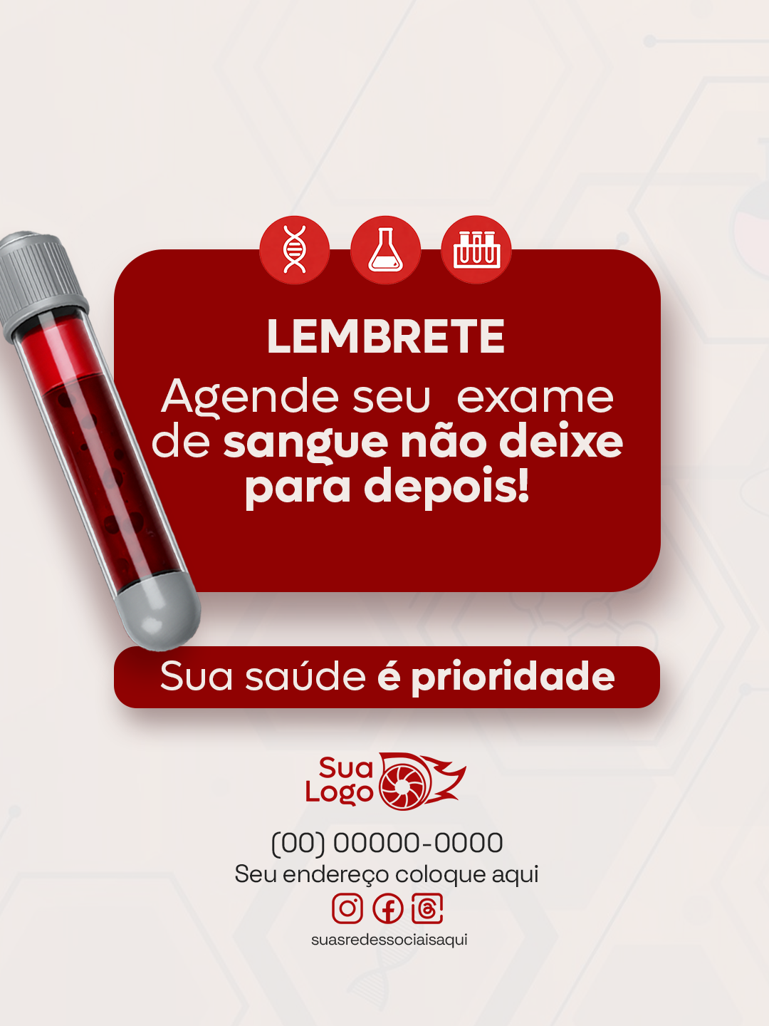 Prévia da coleção Coleção exames laboratorial