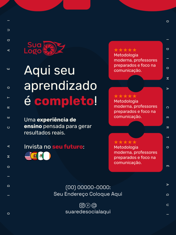 Arte 8 da coleção Coleção de Artes para Escola de Idiomas