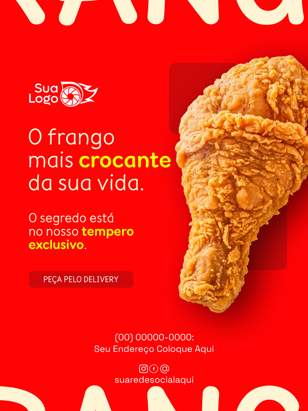 Arte 10 da coleção Coleção de Artes para Loja de Frango Frito