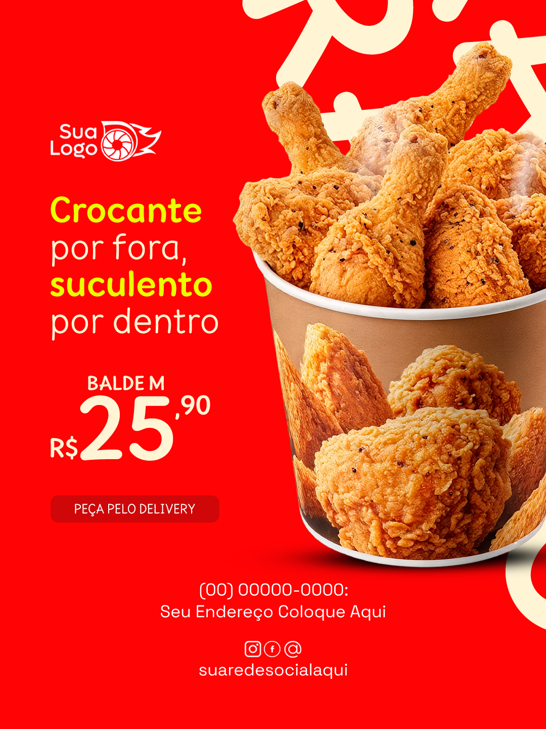 Arte 7 da coleção Coleção de Artes para Loja de Frango Frito