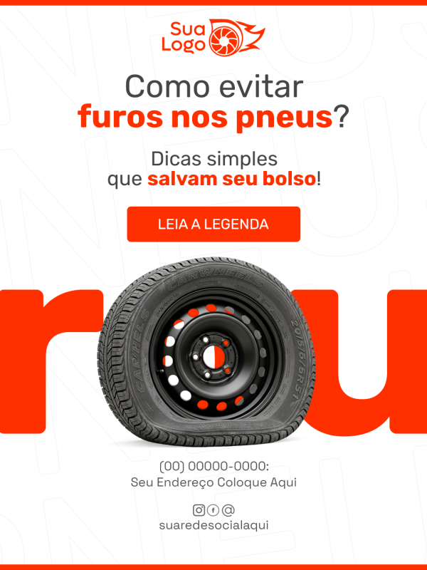 Arte 13 da coleção Coleção de Artes para Loja de Pneus