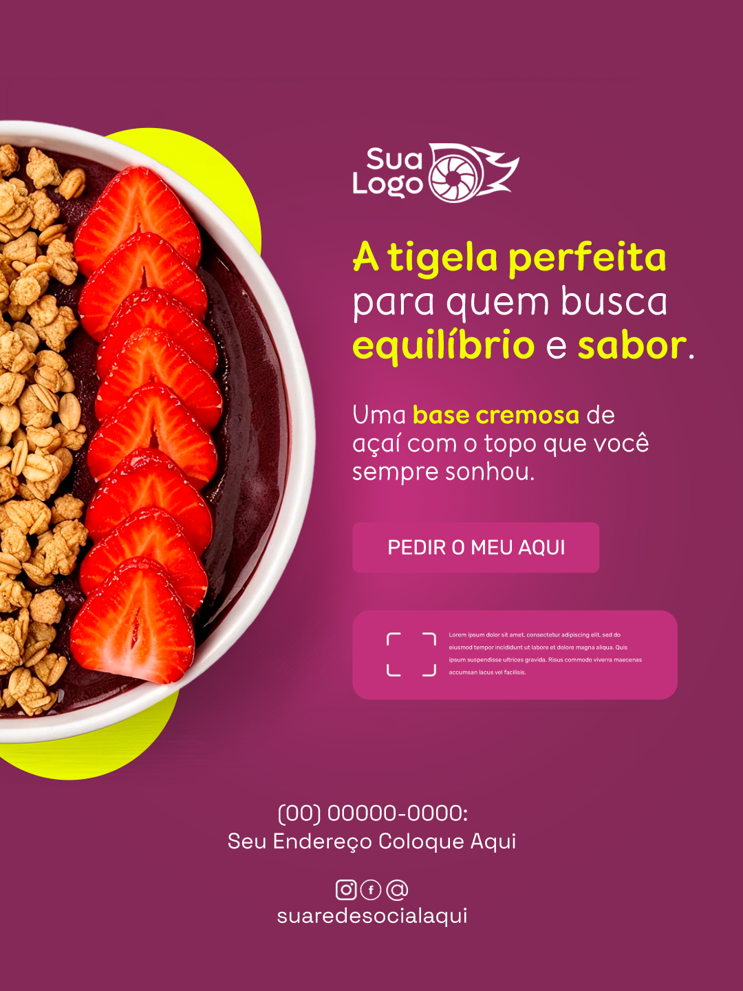 Arte 9 da coleção Coleção de Artes para Açaíteria