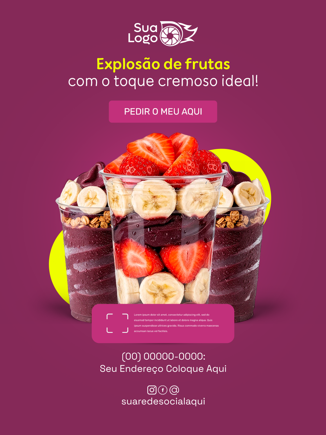 Arte 8 da coleção Coleção de Artes para Açaíteria