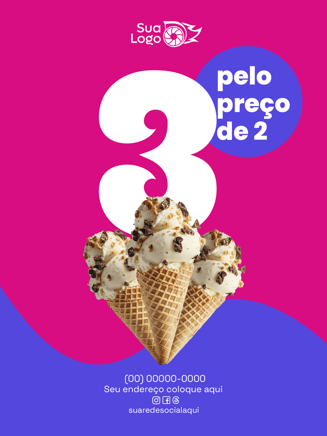 Prévia da coleção Coleção para Sorveteria