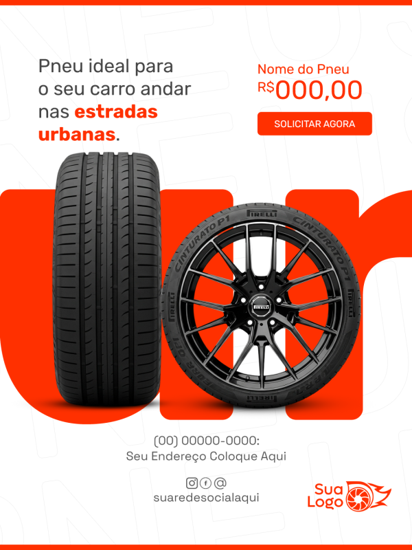 Arte 12 da coleção Coleção de Artes para Loja de Pneus