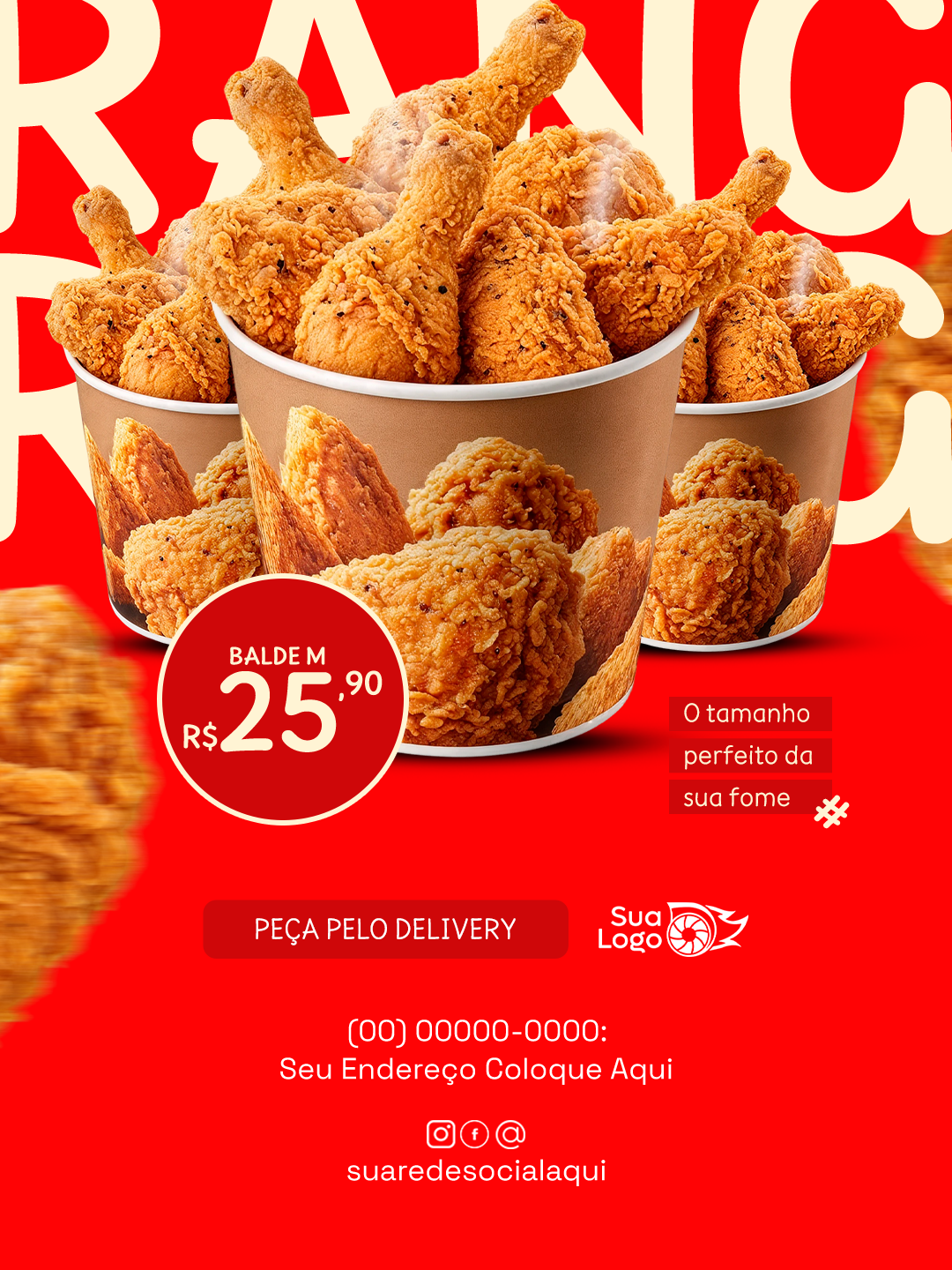 Arte 5 da coleção Coleção de Artes para Loja de Frango Frito