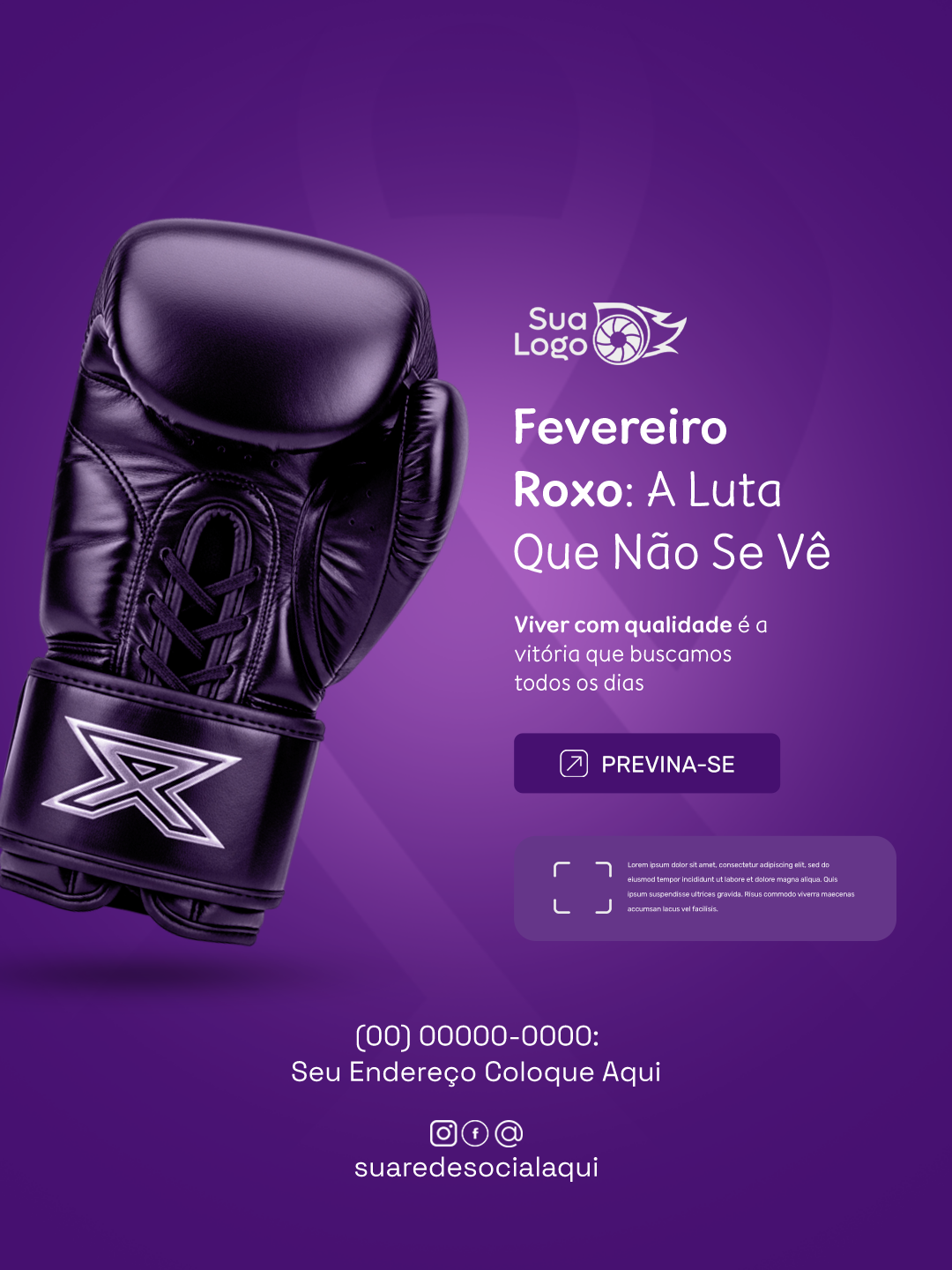 Prévia da coleção Coleção de Artes para Fevereiro Roxo