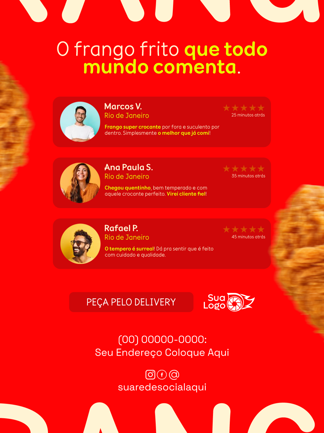 Arte 8 da coleção Coleção de Artes para Loja de Frango Frito