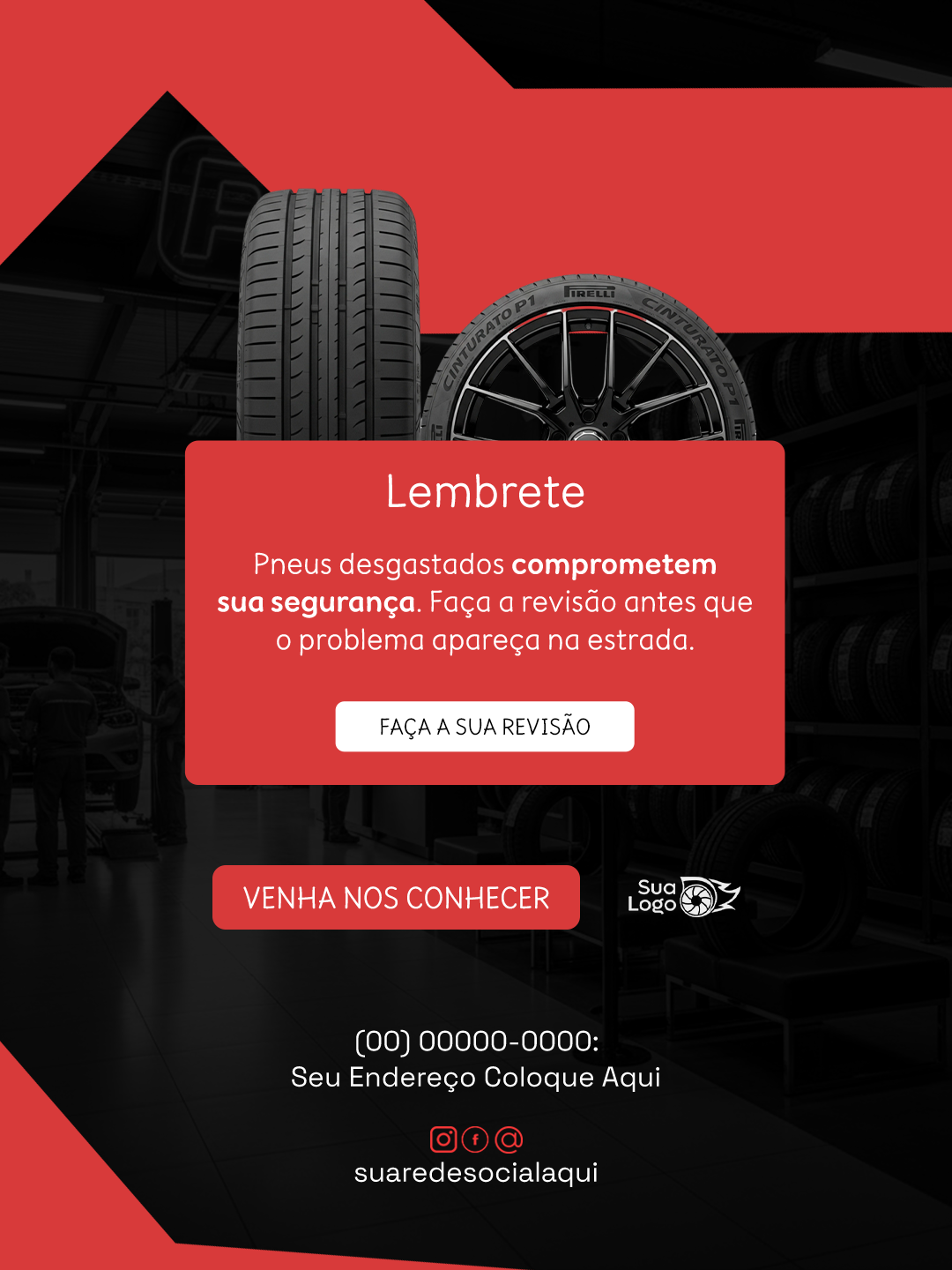 Arte 6 da coleção Coleção de Artes para Loja de Pneus