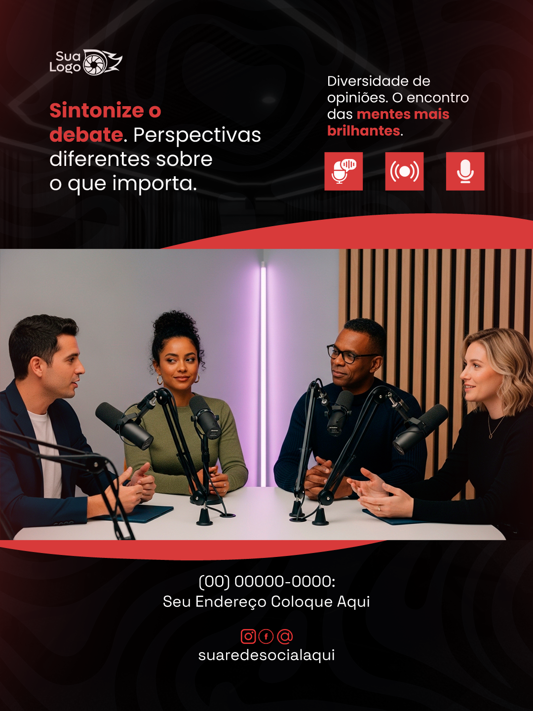 Arte 8 da coleção Coleção de Artes para Podcast