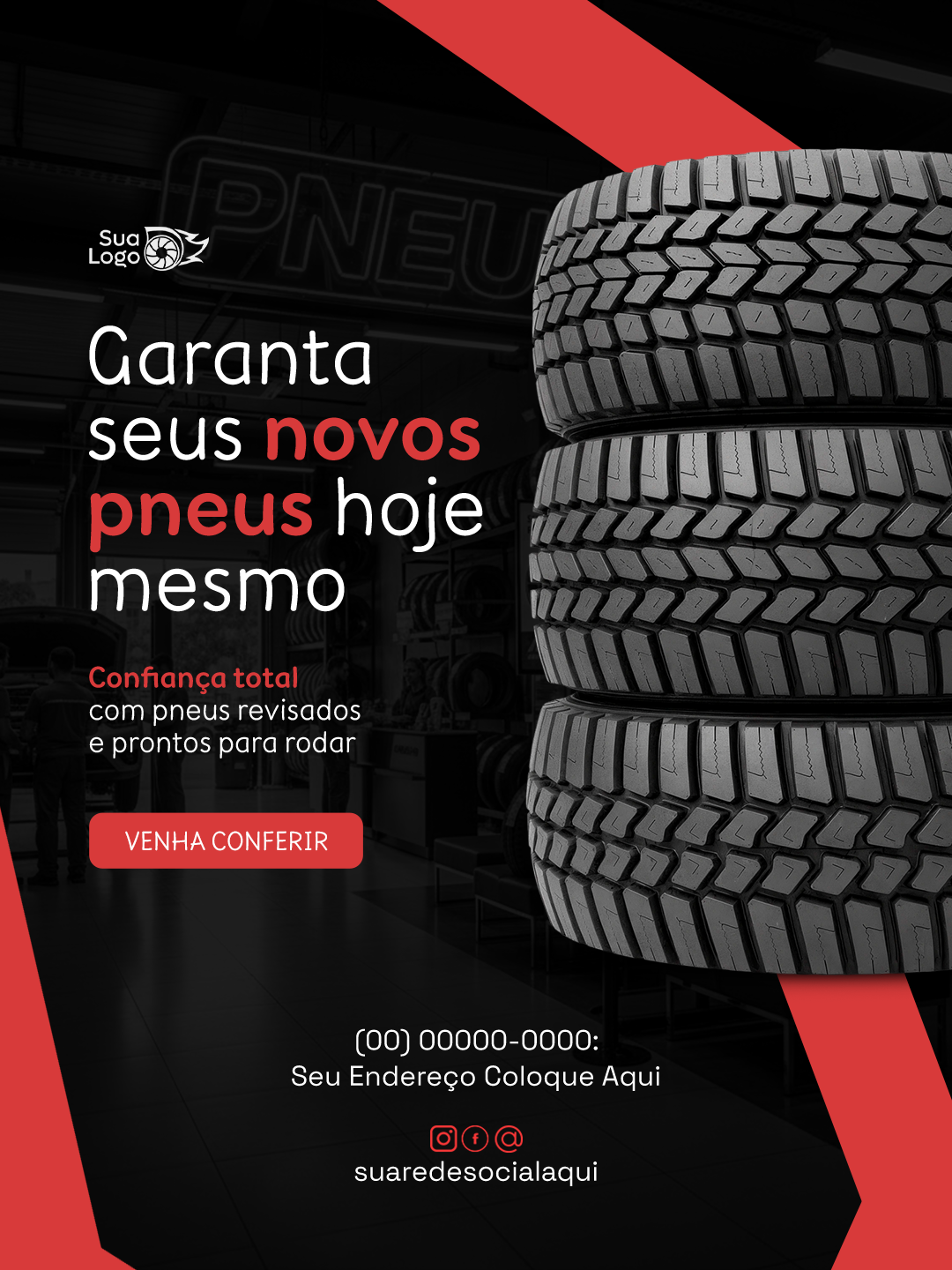 Arte 8 da coleção Coleção de Artes para Loja de Pneus