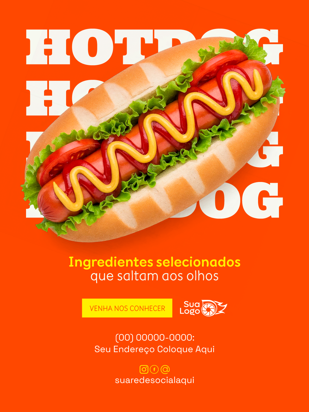 Arte 10 da coleção Coleção de Artes para Loja de Hot Dog