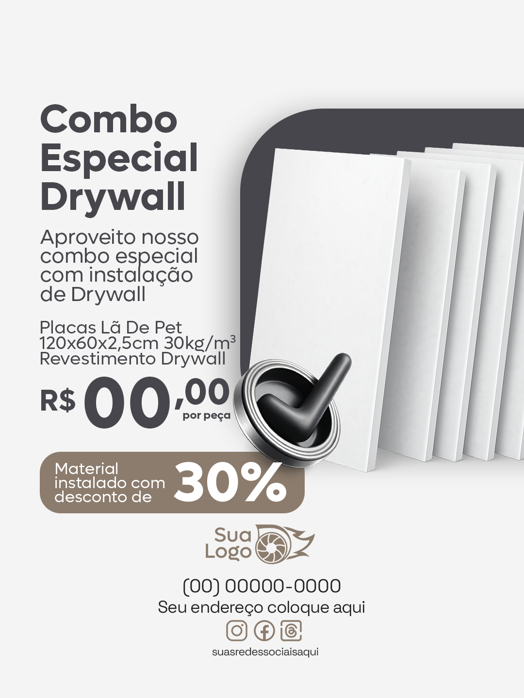 Prévia da coleção Coleção material de construção - Gesso