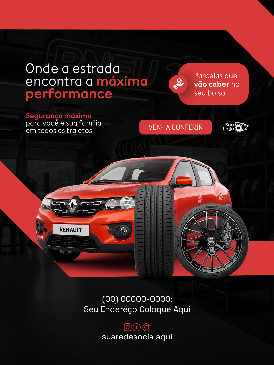 Arte 9 da coleção Coleção de Artes para Loja de Pneus