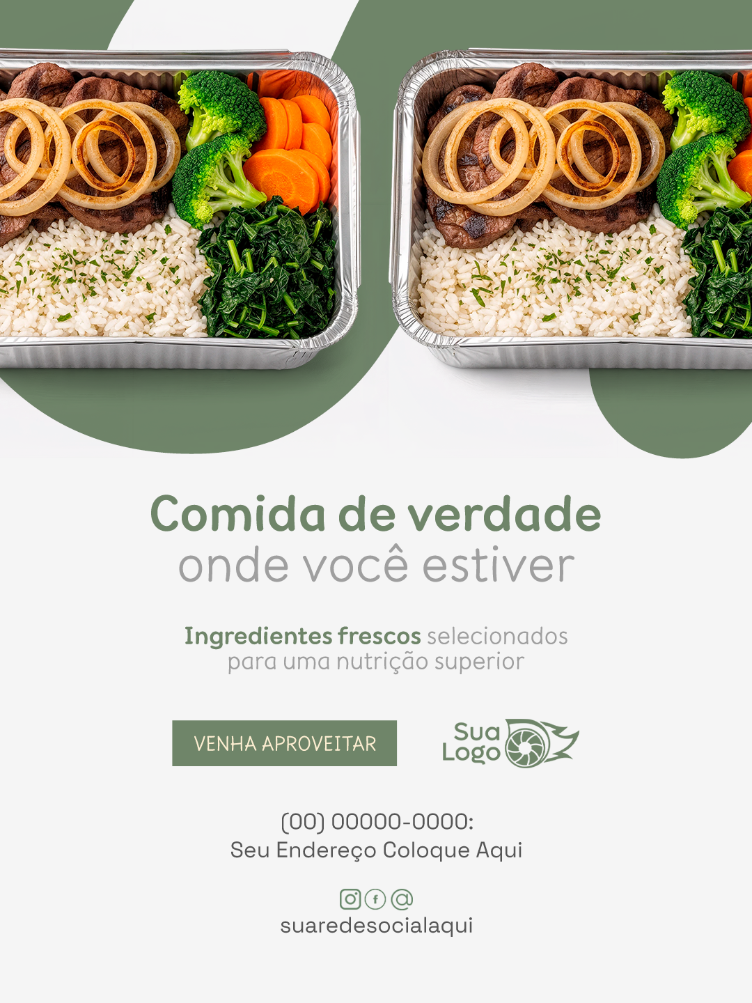 Arte 8 da coleção Coleção de Artes para Restaurante de Marmitas Marmitex