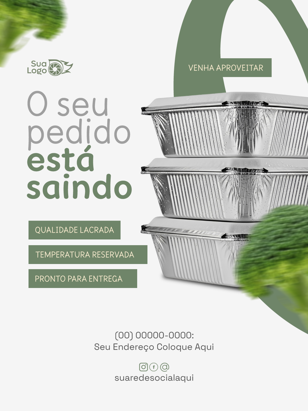 Arte 5 da coleção Coleção de Artes para Restaurante de Marmitas Marmitex