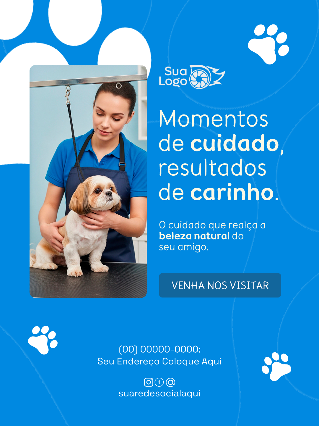 Arte 5 da coleção Coleção de Artes para Petshop Banho e Tosa