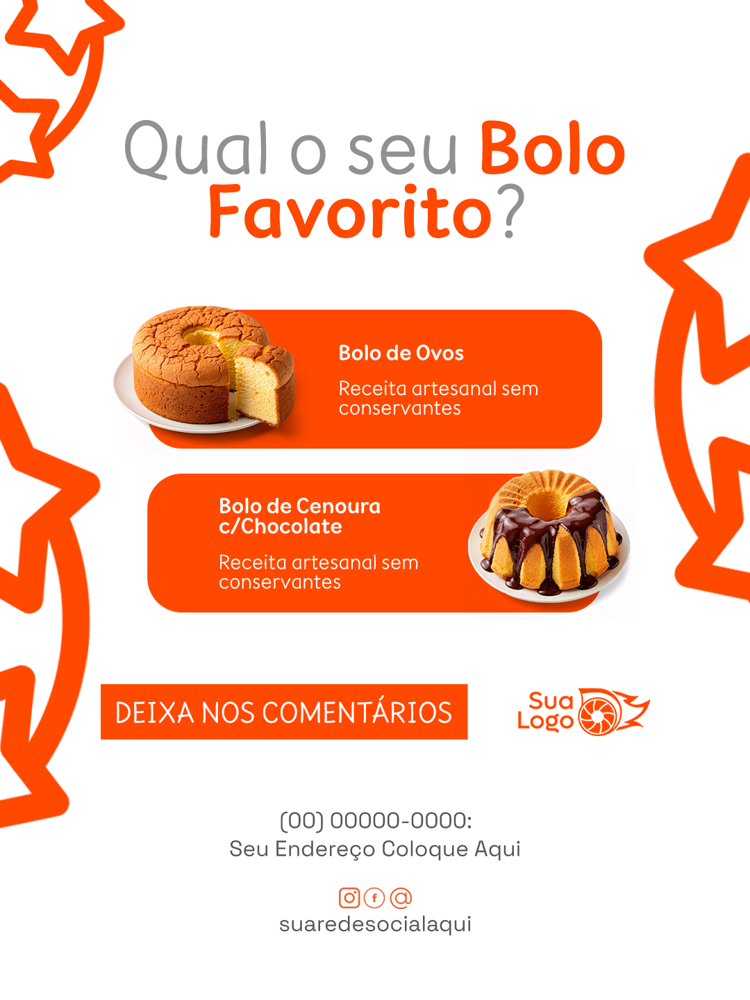 Arte 8 da coleção Coleção de Artes para Loja de Bolos Caseiros