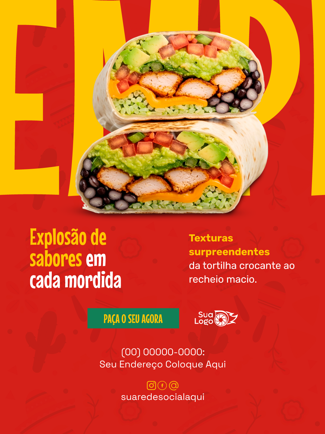 Arte 6 da coleção Coleção de Artes para Restaurante de Comida Mexicana