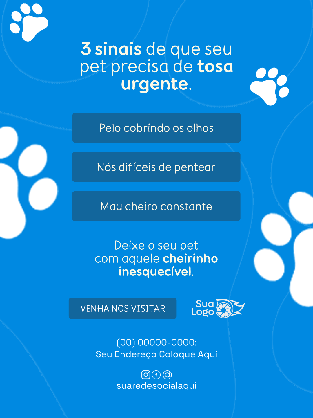 Arte 8 da coleção Coleção de Artes para Petshop Banho e Tosa