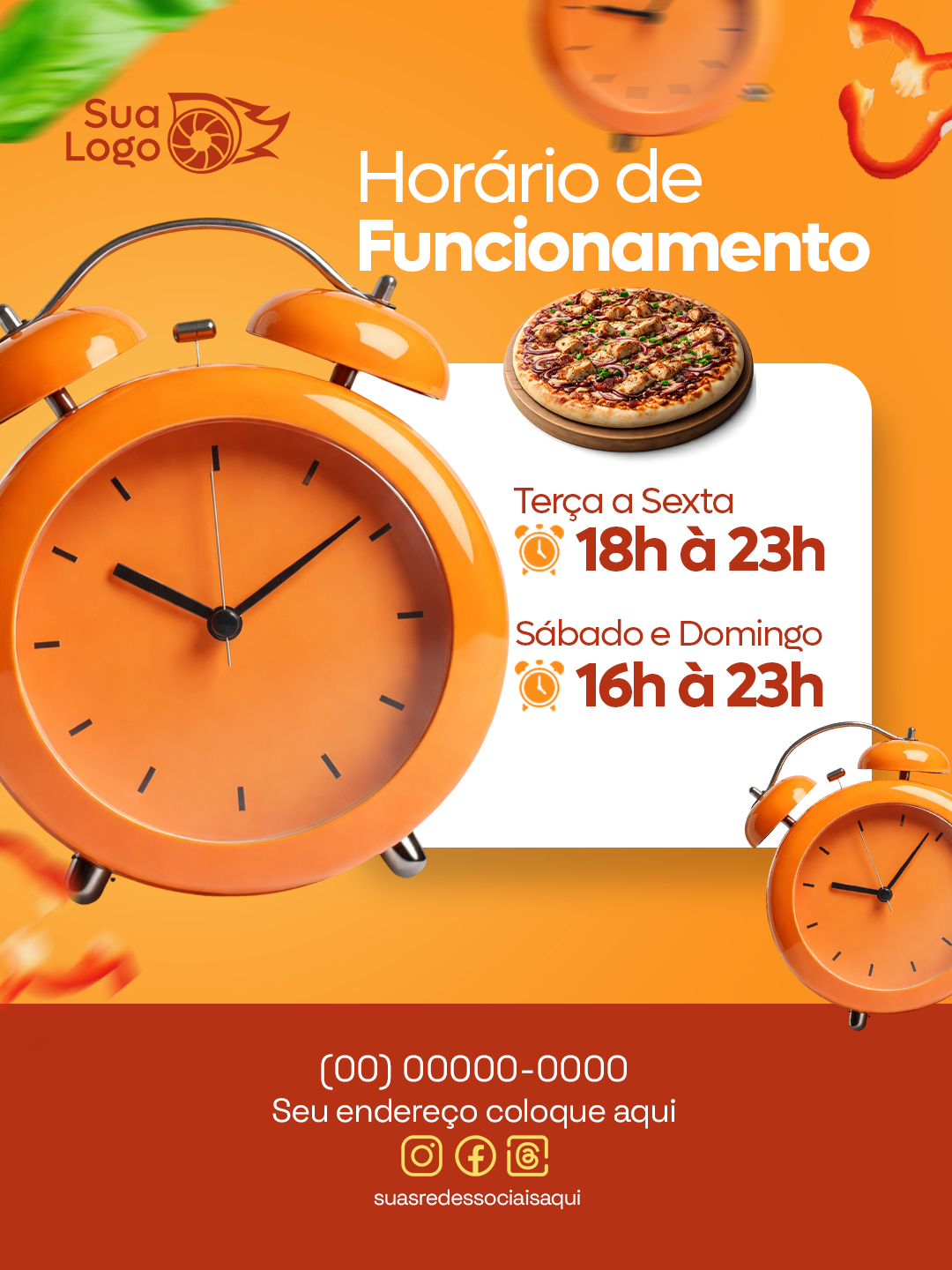 Prévia da coleção Coleção pizzaria