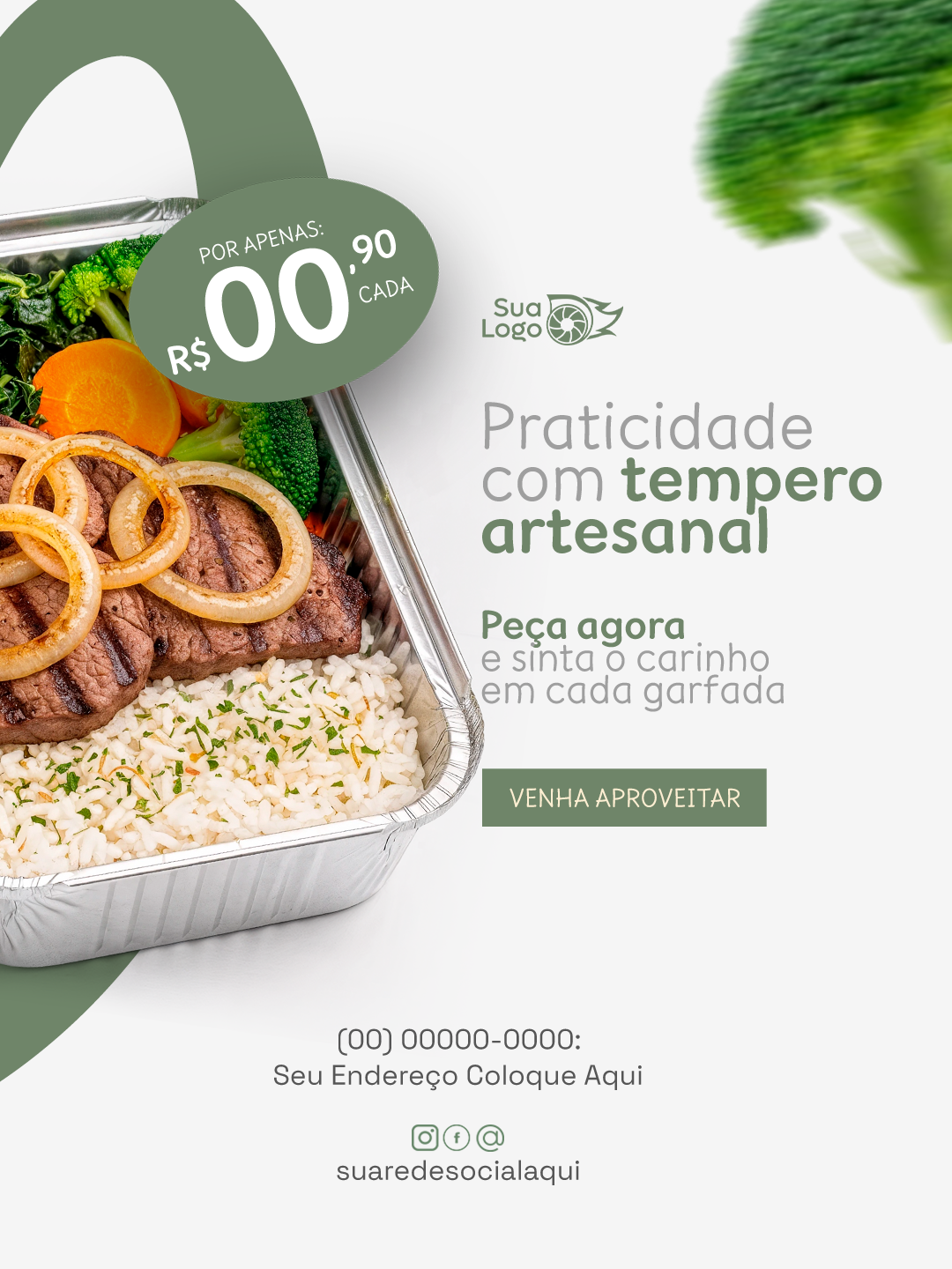 Arte 7 da coleção Coleção de Artes para Restaurante de Marmitas Marmitex