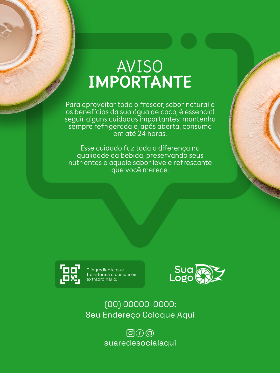 Prévia da coleção Coleção de Artes para Quiosque Água de Coco