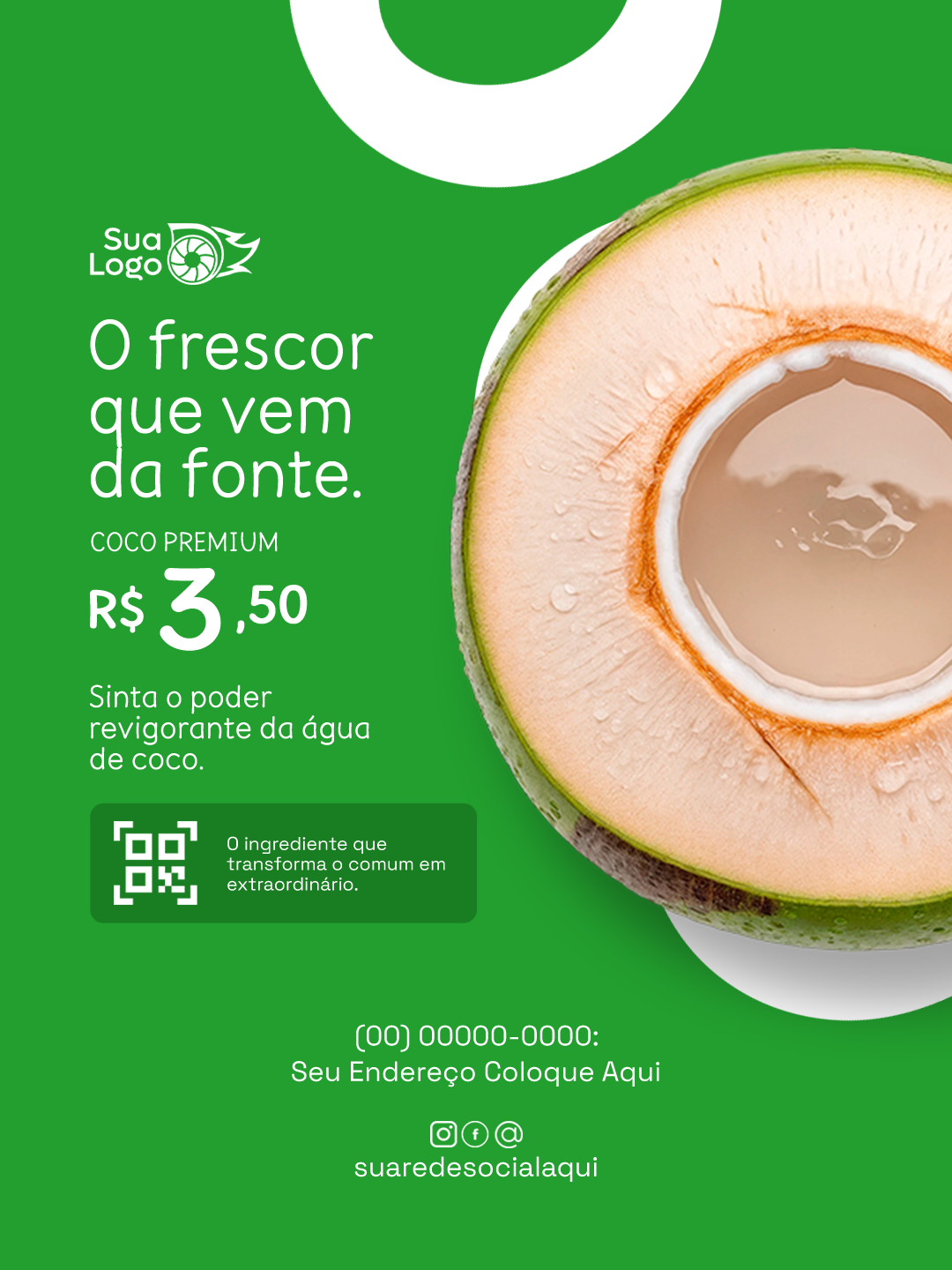 Prévia da coleção Coleção de Artes para Quiosque Água de Coco