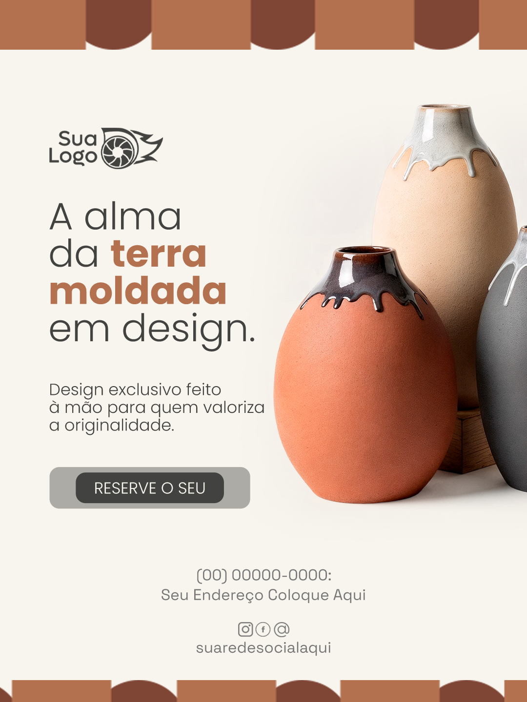Arte 10 da coleção Coleção de Artes para Loja de Vasos Decorativos e Artesanais
