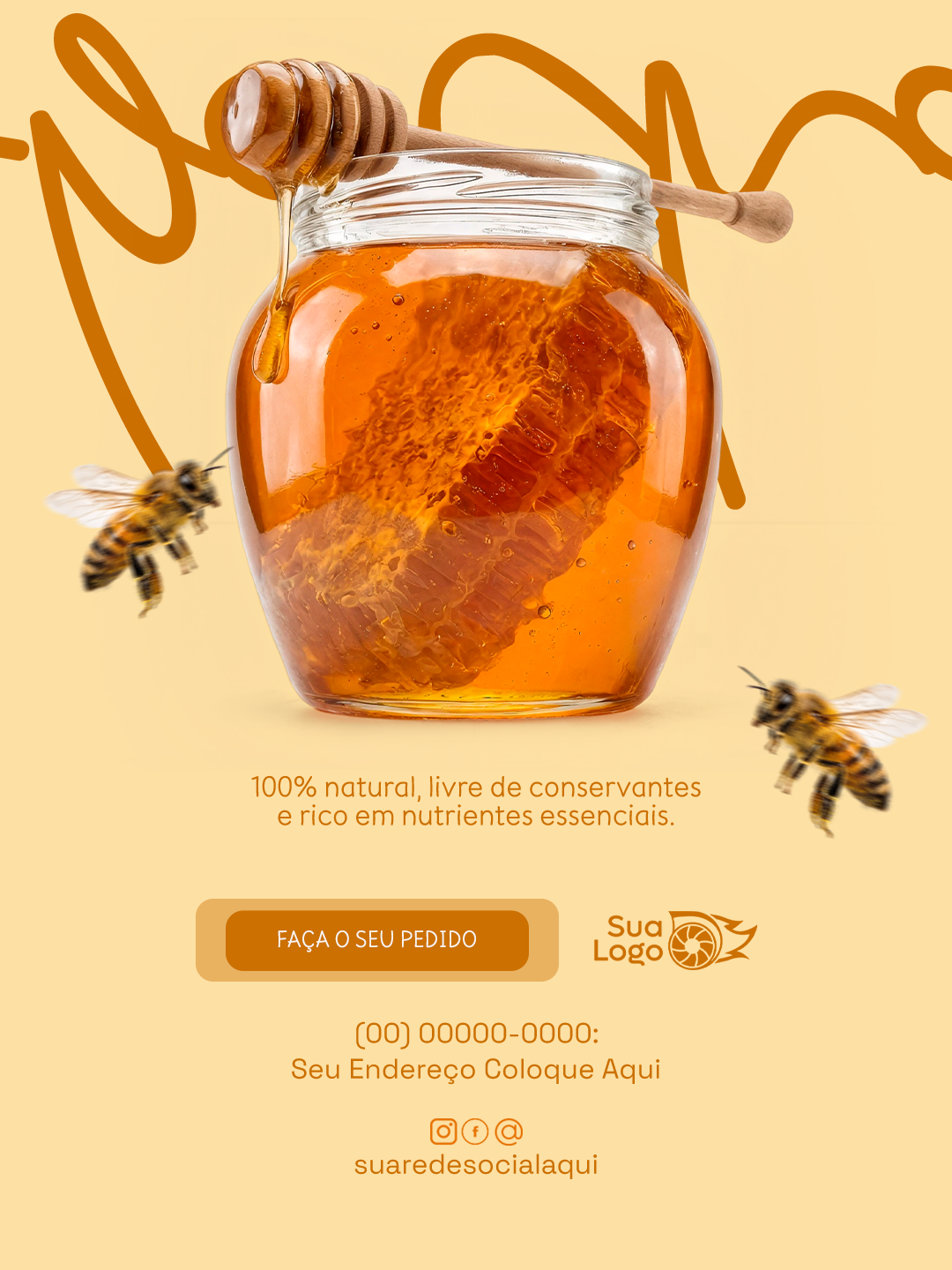 Arte 9 da coleção Coleção de Artes para Loja de Venda de Mel
