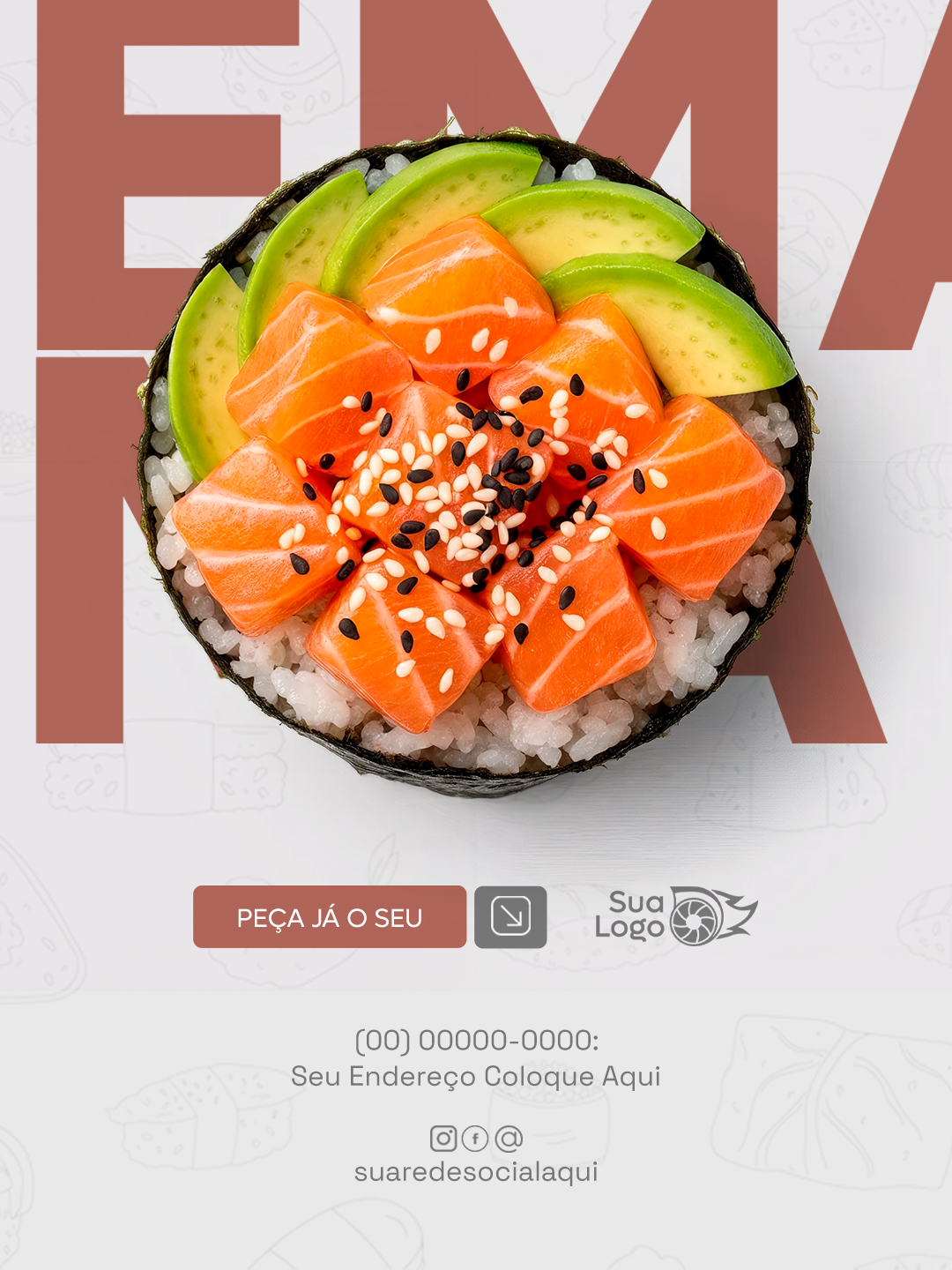 Prévia da coleção Coleção de Artes para Sushi Vibes