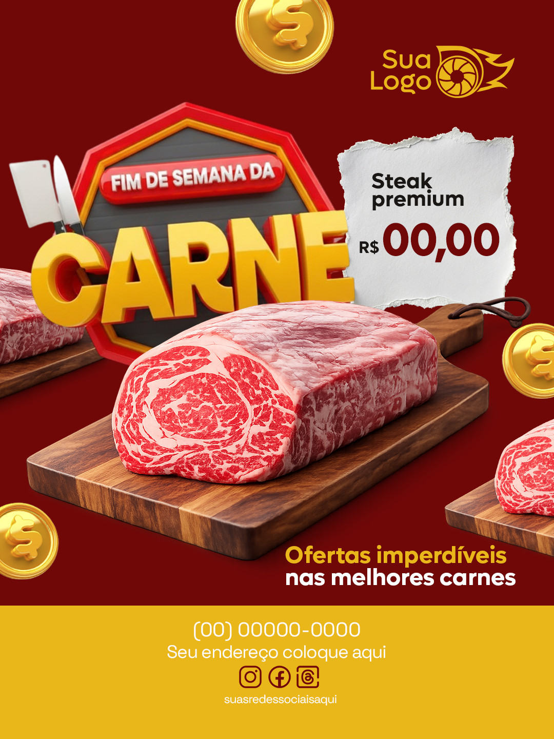 Prévia da coleção Coleção para açougue - fim de semana da carne