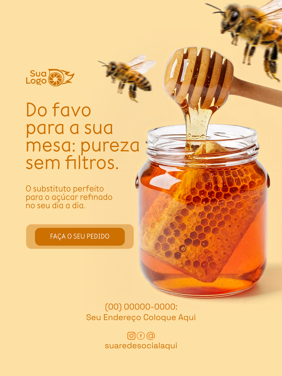 Arte 10 da coleção Coleção de Artes para Loja de Venda de Mel