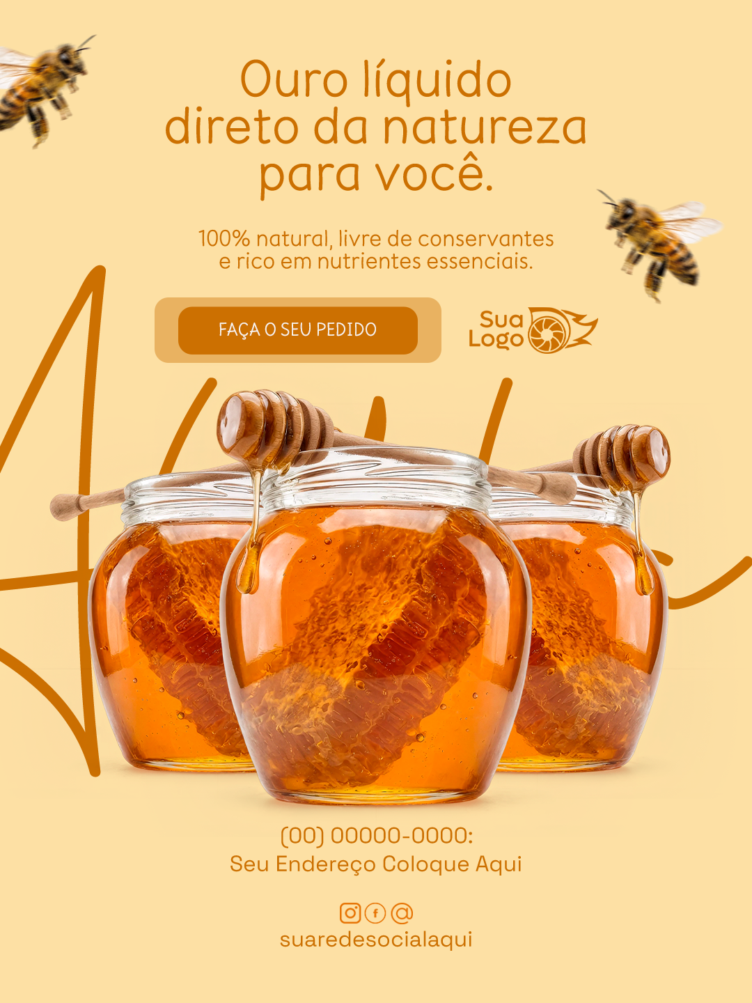 Arte 8 da coleção Coleção de Artes para Loja de Venda de Mel