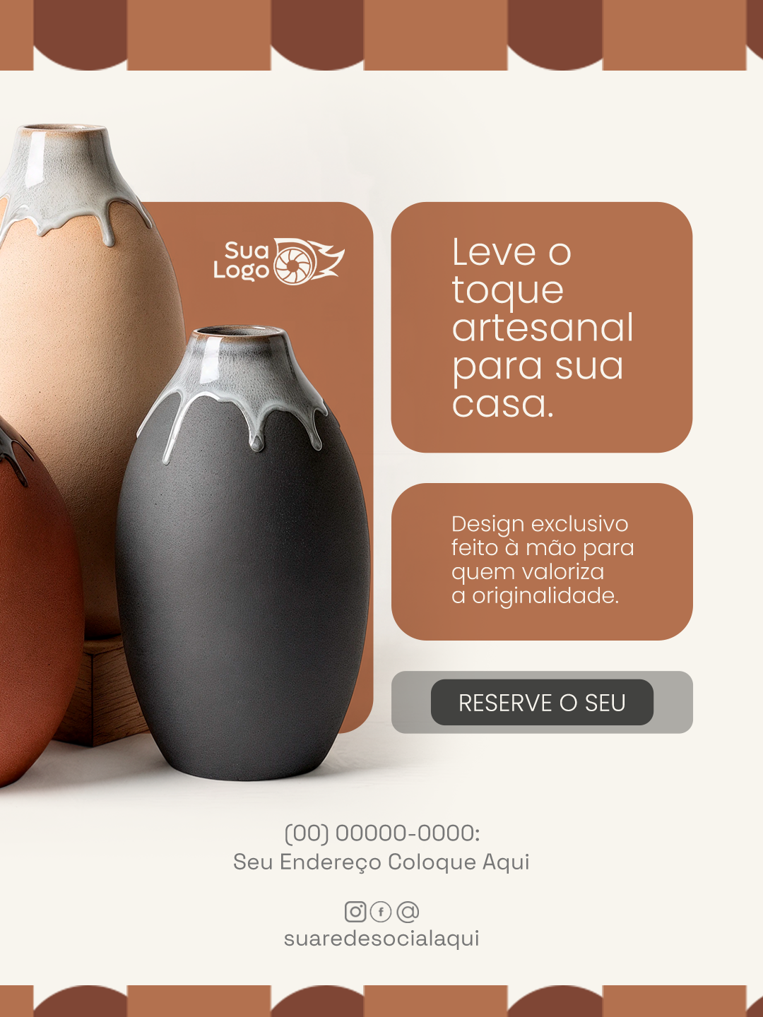 Prévia da coleção Coleção de Artes para Loja de Vasos Decorativos e Artesanais