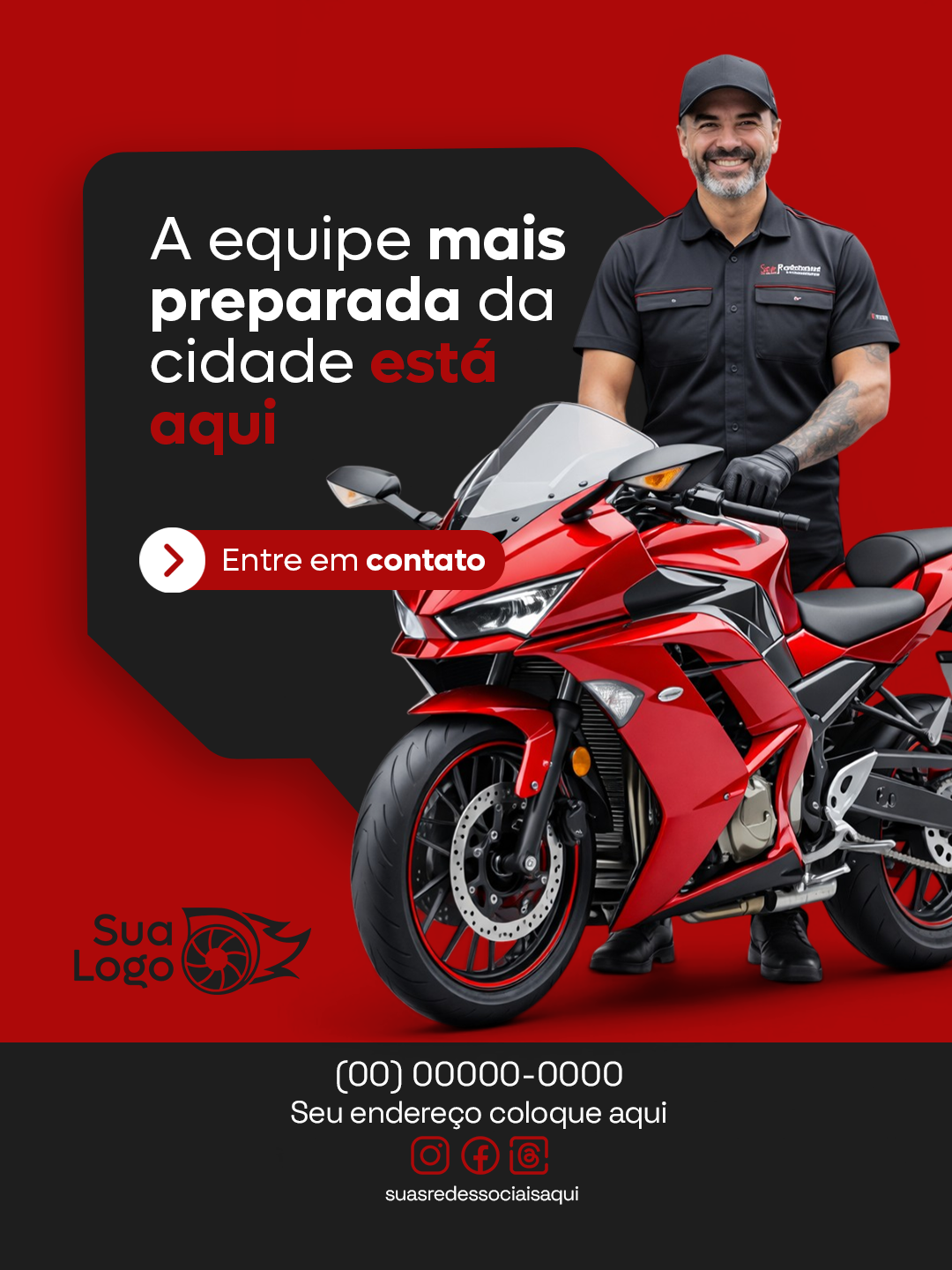 Arte 9 da coleção Coleção oficina de moto