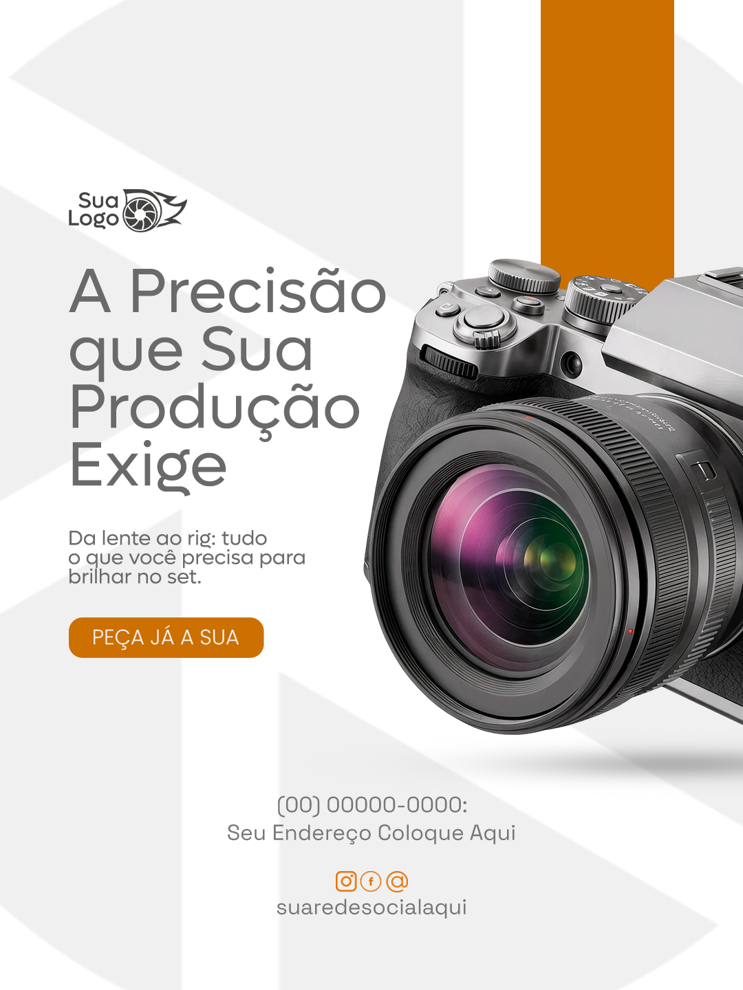 Arte 10 da coleção Coleção de Artes para Loja de Equipamentos e Acessórios de Filmagens e Fotos