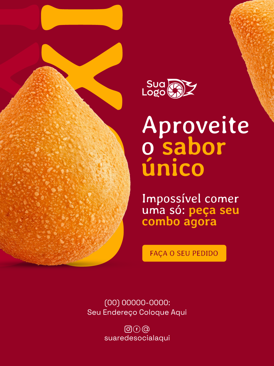 Arte 7 da coleção Coleção de Artes para Loja de Coxinhas