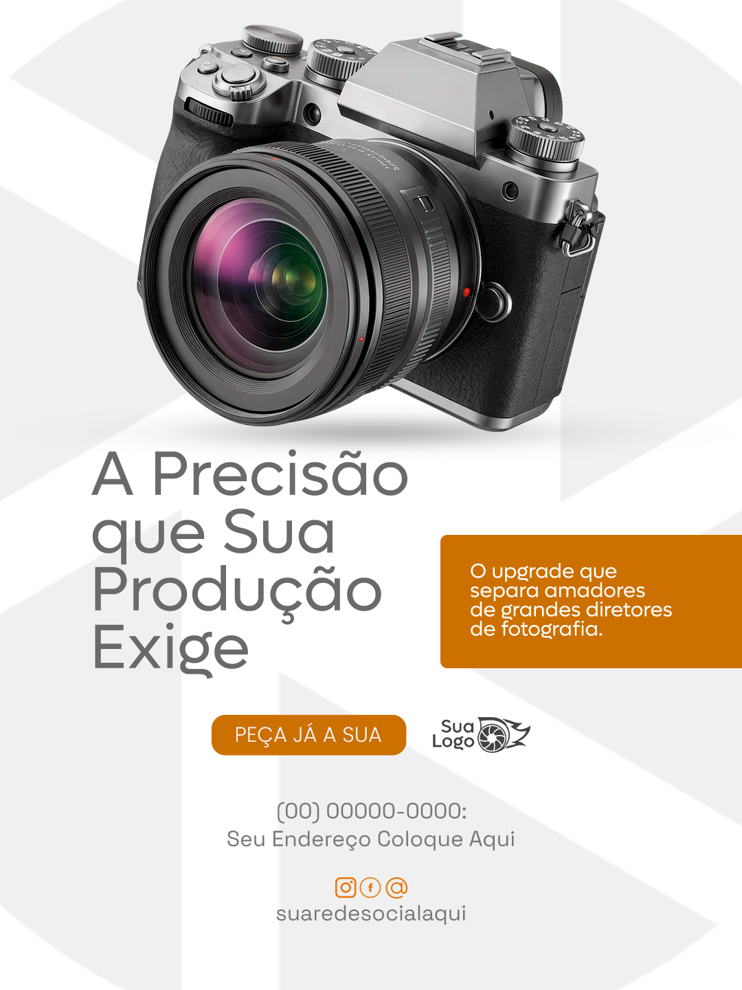 Arte 9 da coleção Coleção de Artes para Loja de Equipamentos e Acessórios de Filmagens e Fotos