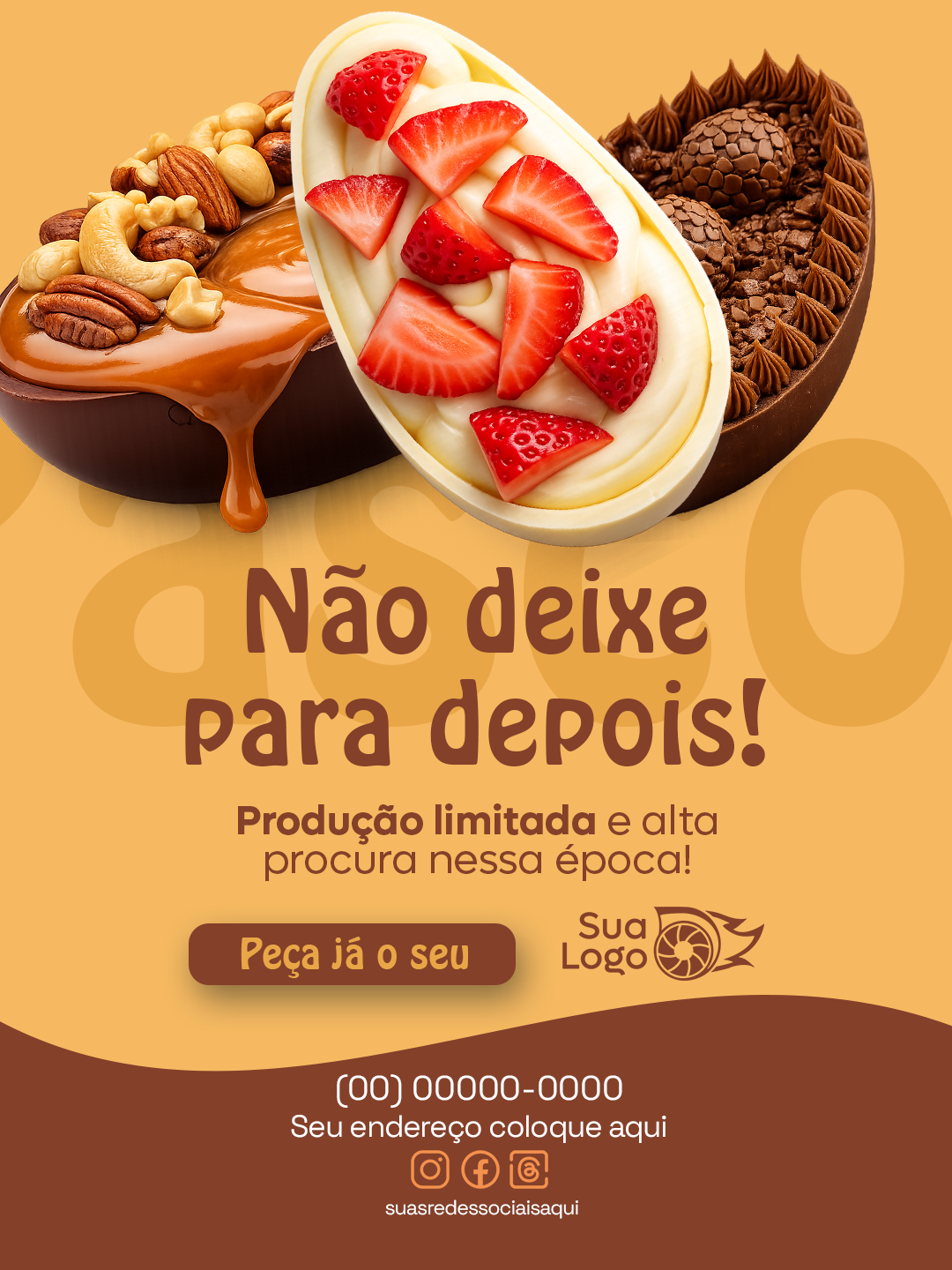 Prévia da coleção Coleção ovos de páscoa de colher