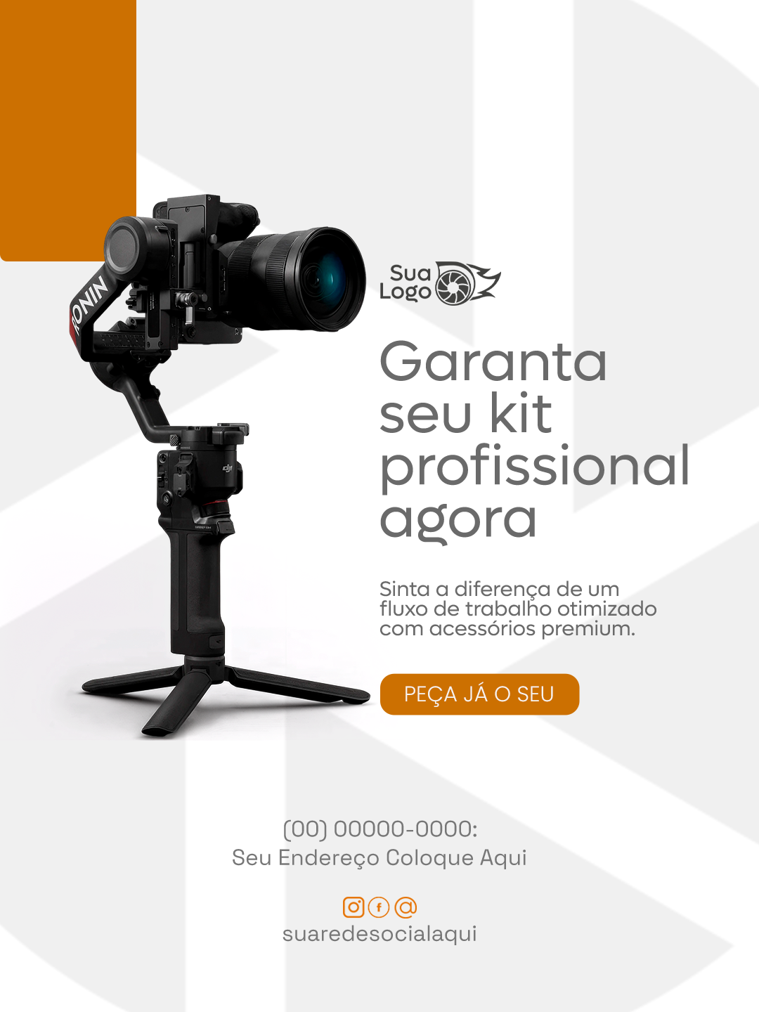 Prévia da coleção Coleção de Artes para Loja de Equipamentos e Acessórios de Filmagens e Fotos