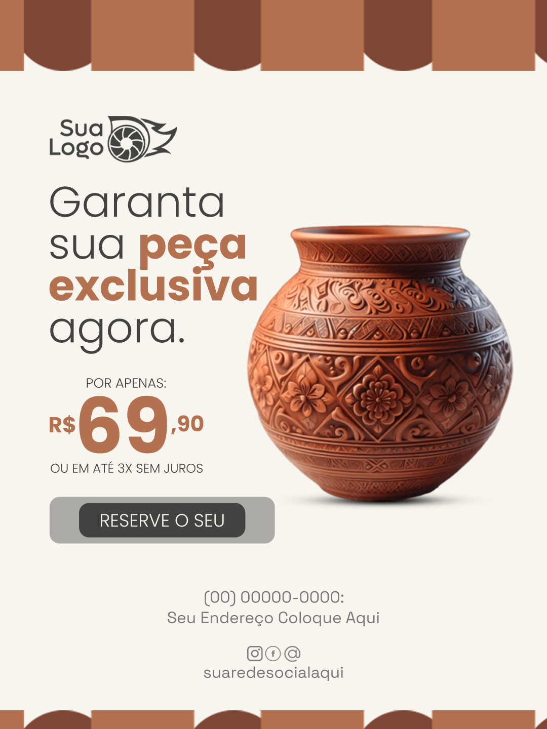 Arte 5 da coleção Coleção de Artes para Loja de Vasos Decorativos e Artesanais