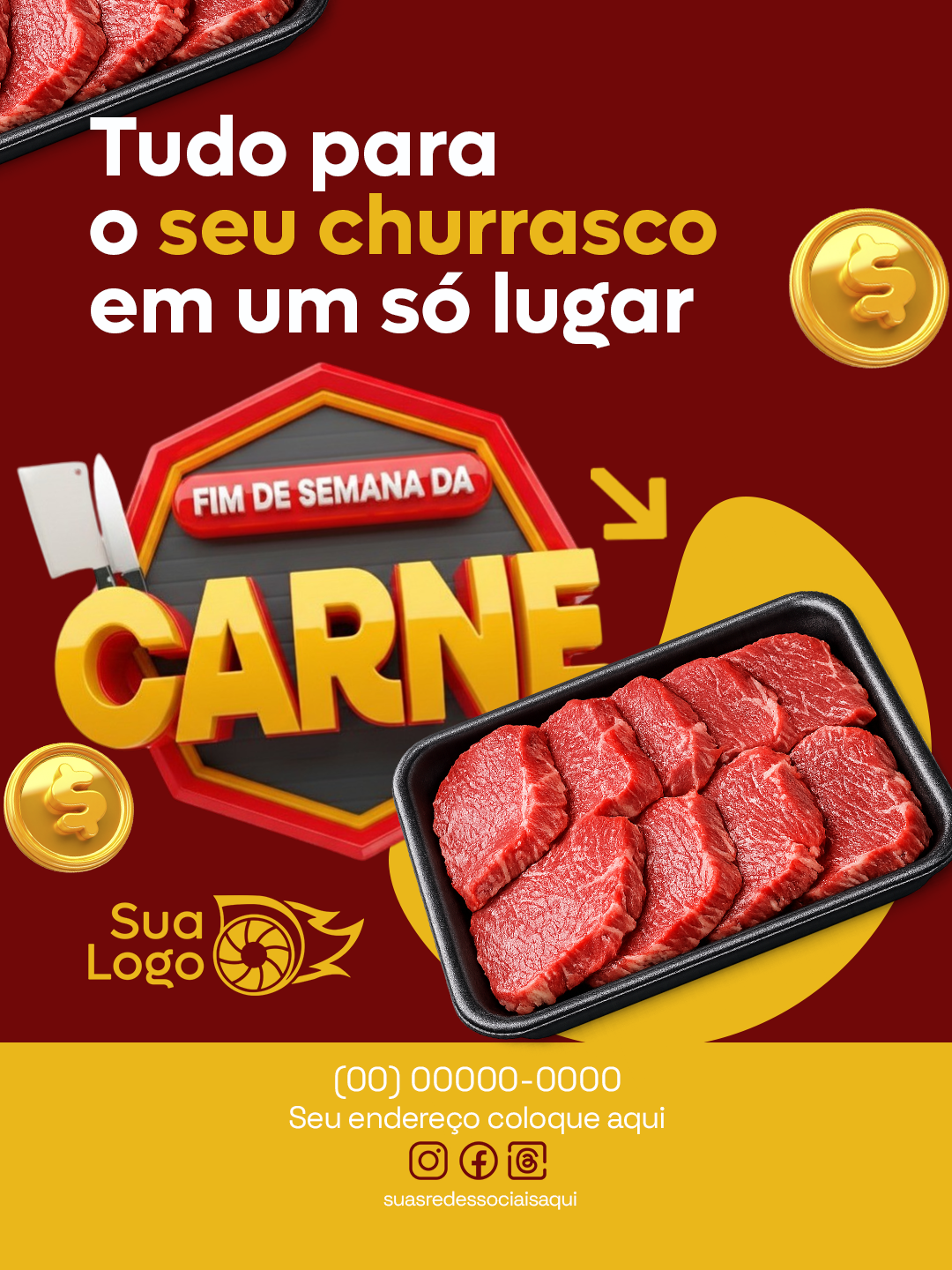 Arte 10 da coleção Coleção para açougue - fim de semana da carne