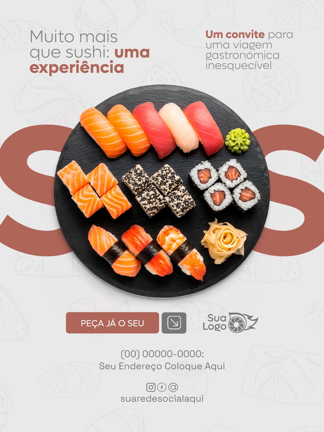 Arte 9 da coleção Coleção de Artes para Sushi Vibes