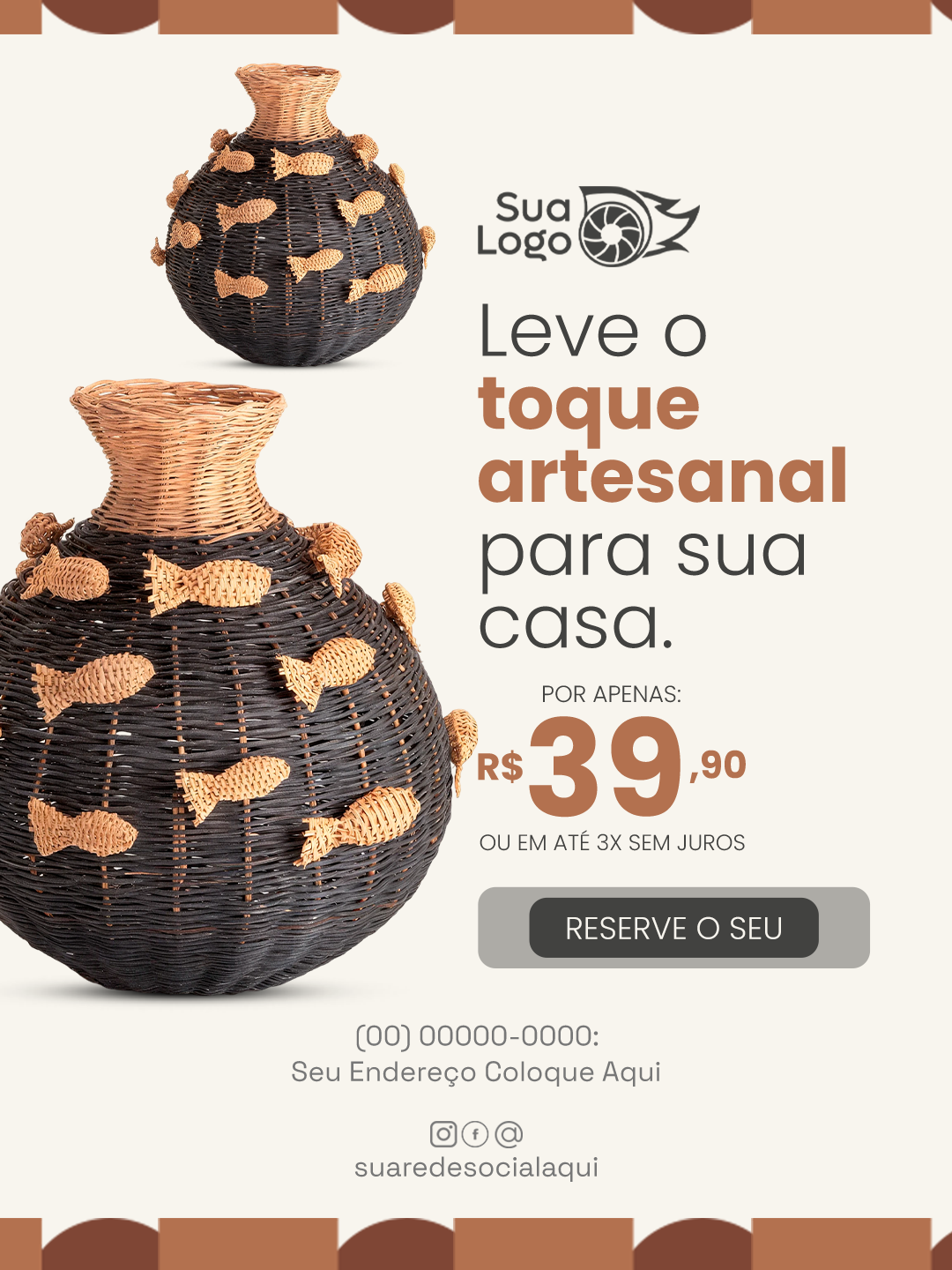 Prévia da coleção Coleção de Artes para Loja de Vasos Decorativos e Artesanais